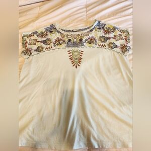 Sundance embroidered top Large
